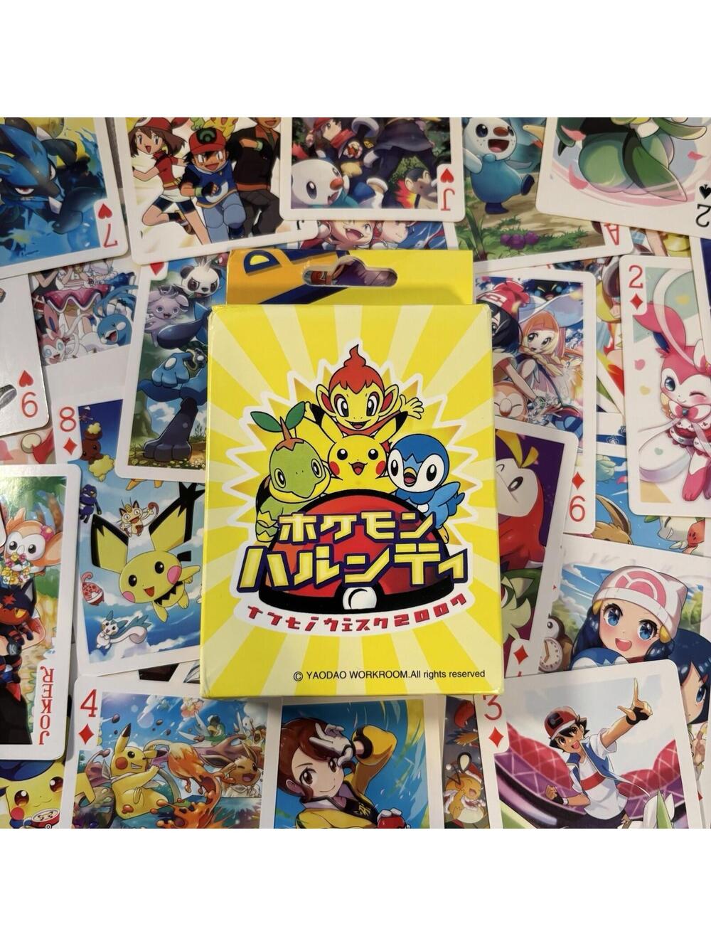 Pokemon Poker Cards Full Deck Yaodao SEALED Fan Art Non TCG
